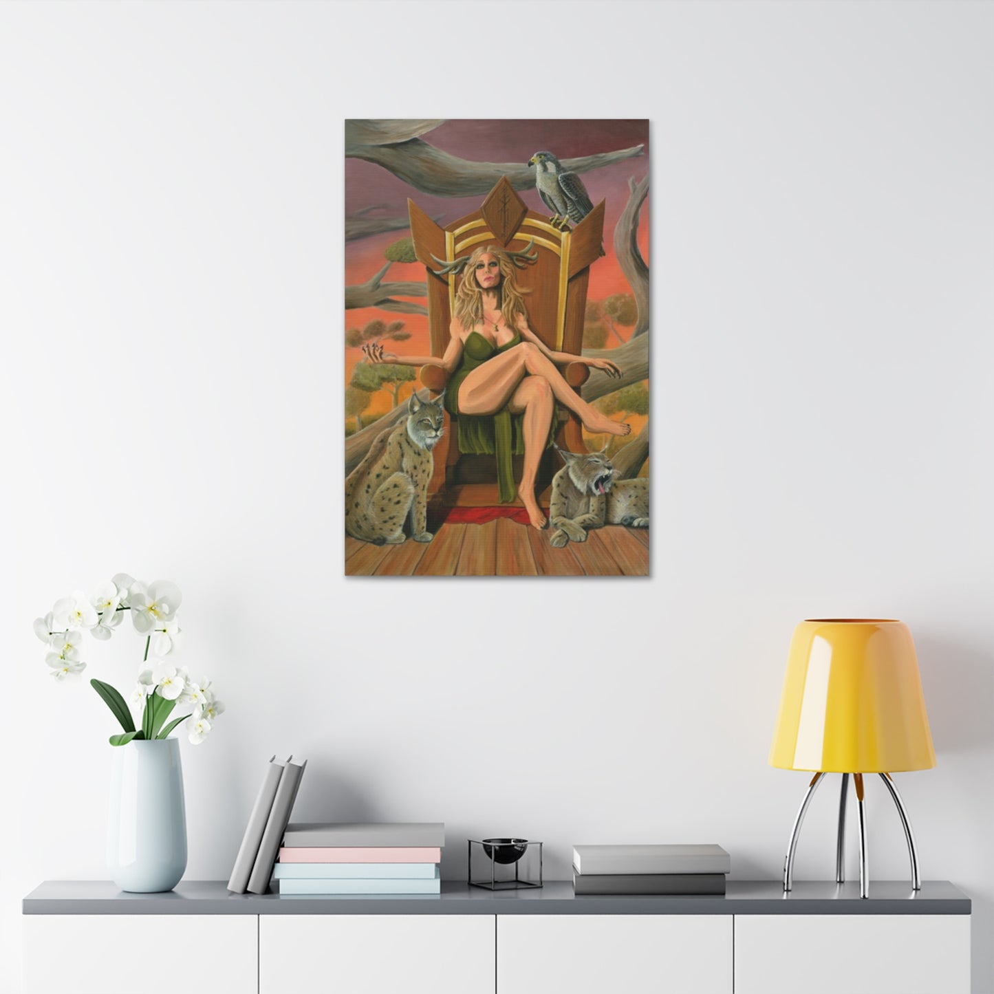 The Seer – 24x36 Original Acrylic Painting on Canvas by Andy Carlson