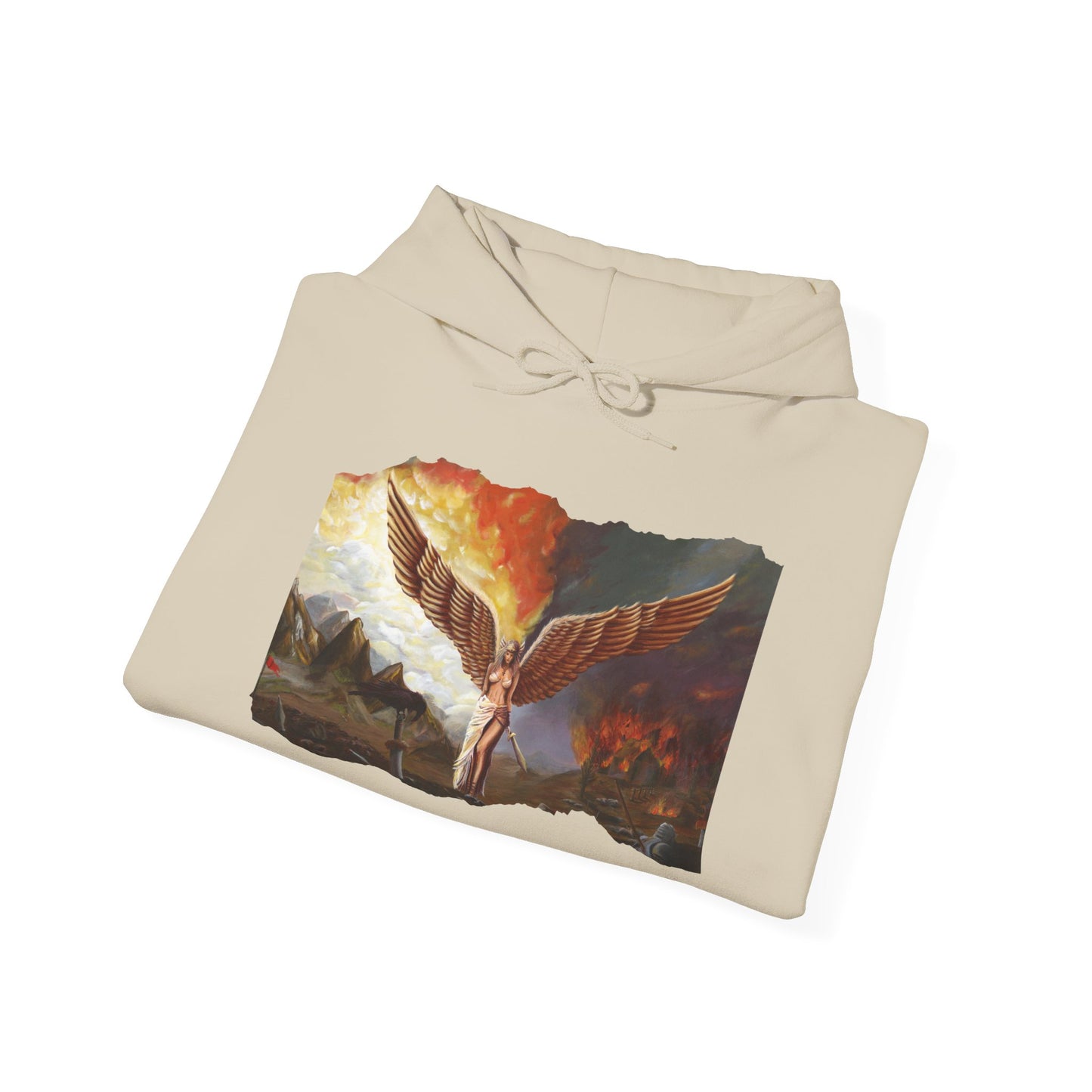 Threshold Hoodie - Unisex Sweatshirt with Original Artwork by Andy Carlson