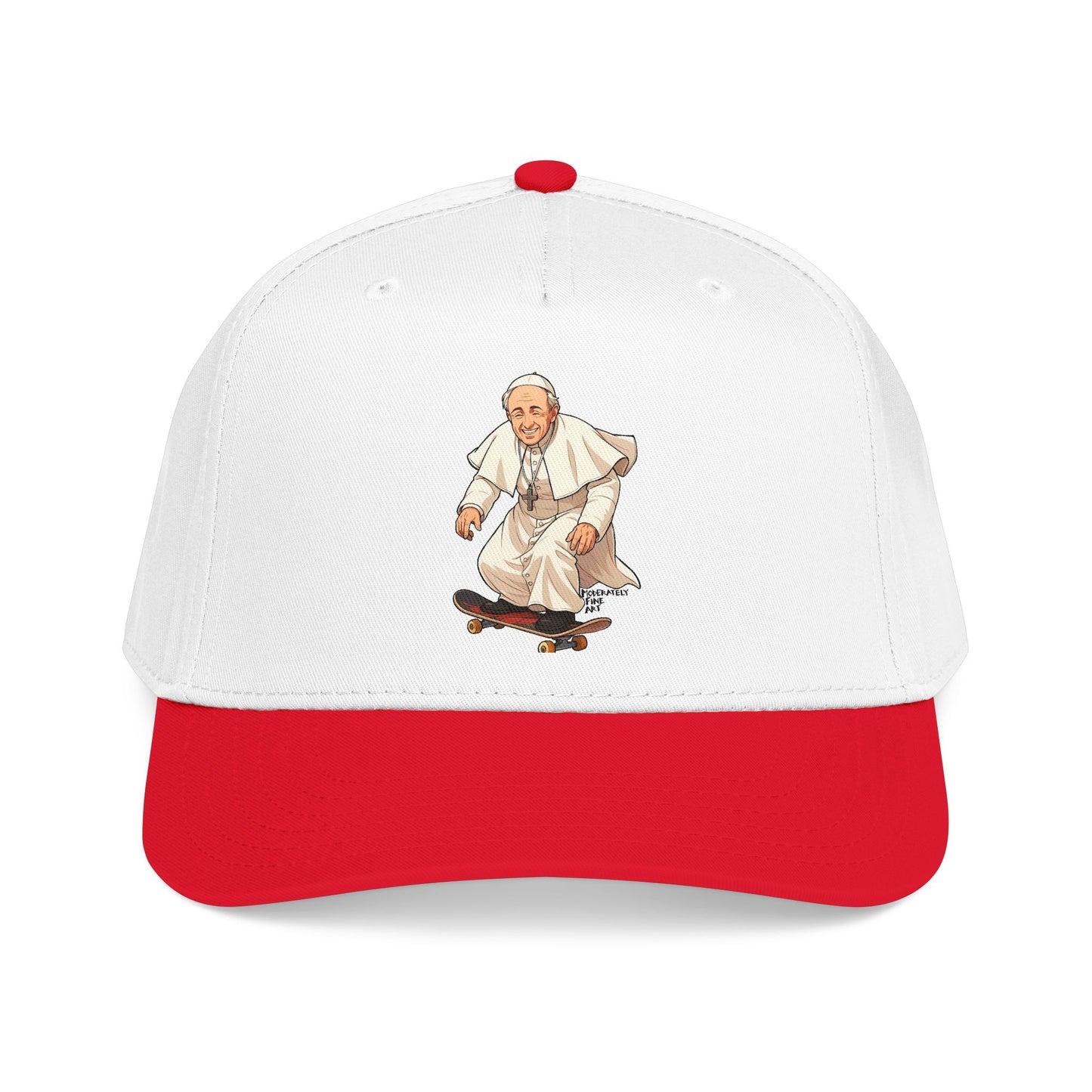 Skateboarding Pope Baseball Cap