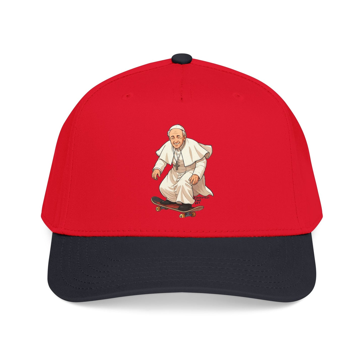 Skateboarding Pope Baseball Cap
