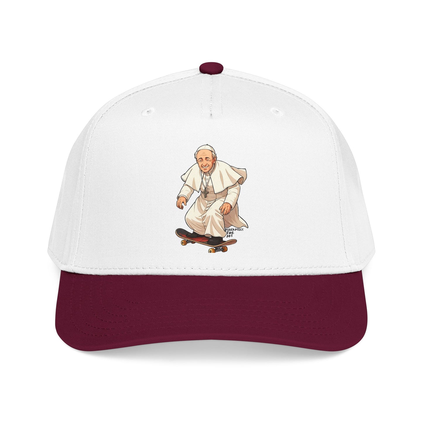 Skateboarding Pope Baseball Cap