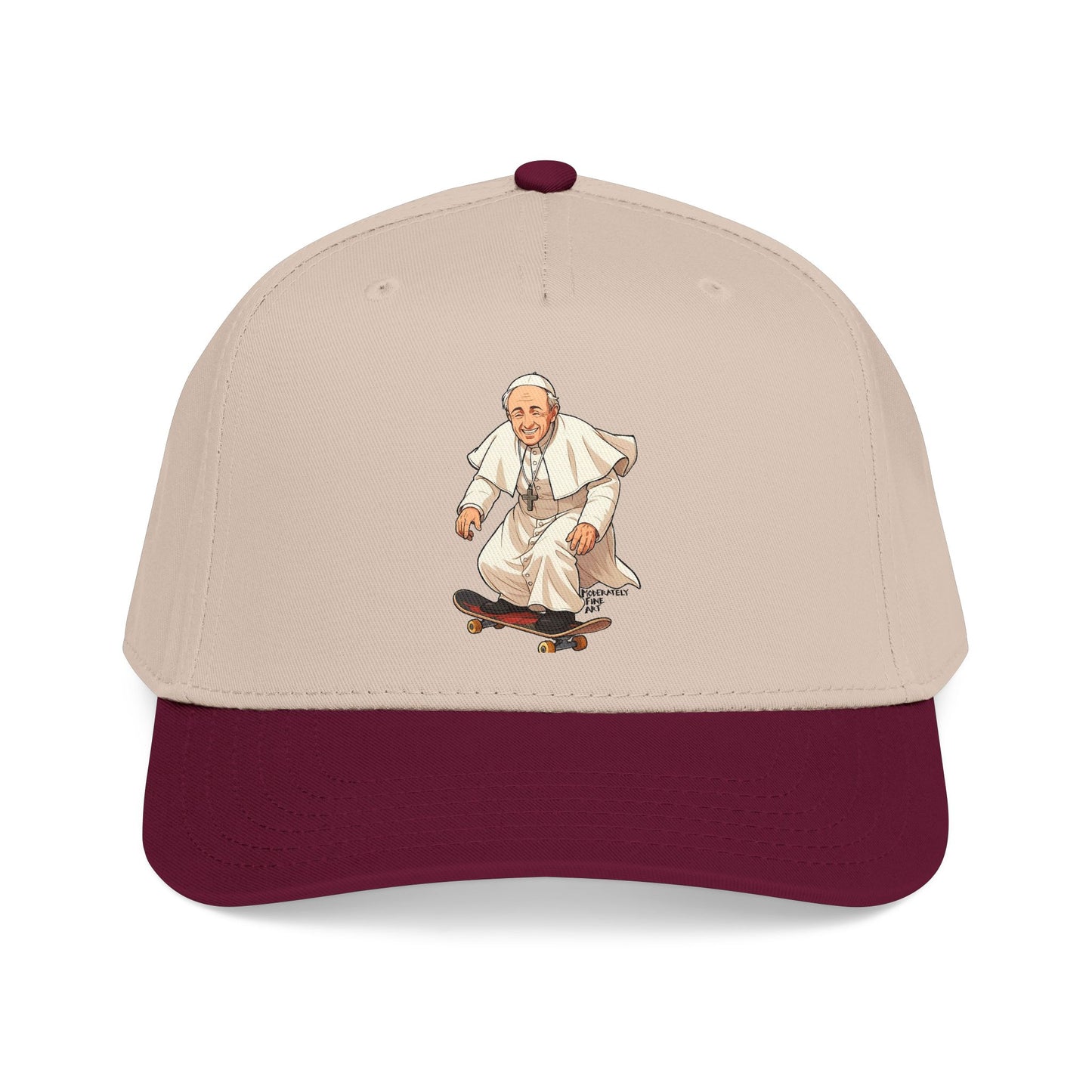Skateboarding Pope Baseball Cap