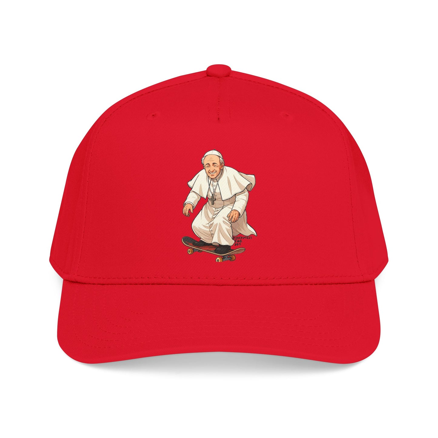 Skateboarding Pope Baseball Cap