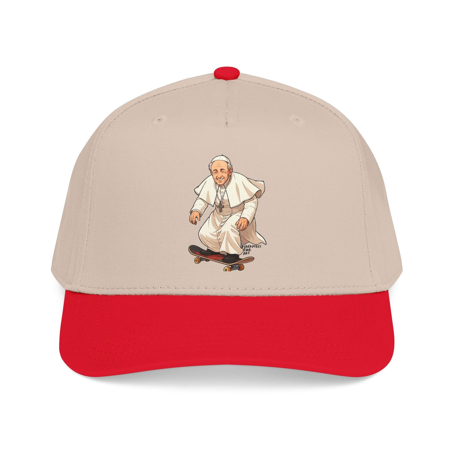 Skateboarding Pope Baseball Cap