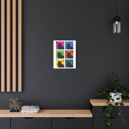 Murder of Crows, Fine Art, Unique Hand Crafted Canvas Print