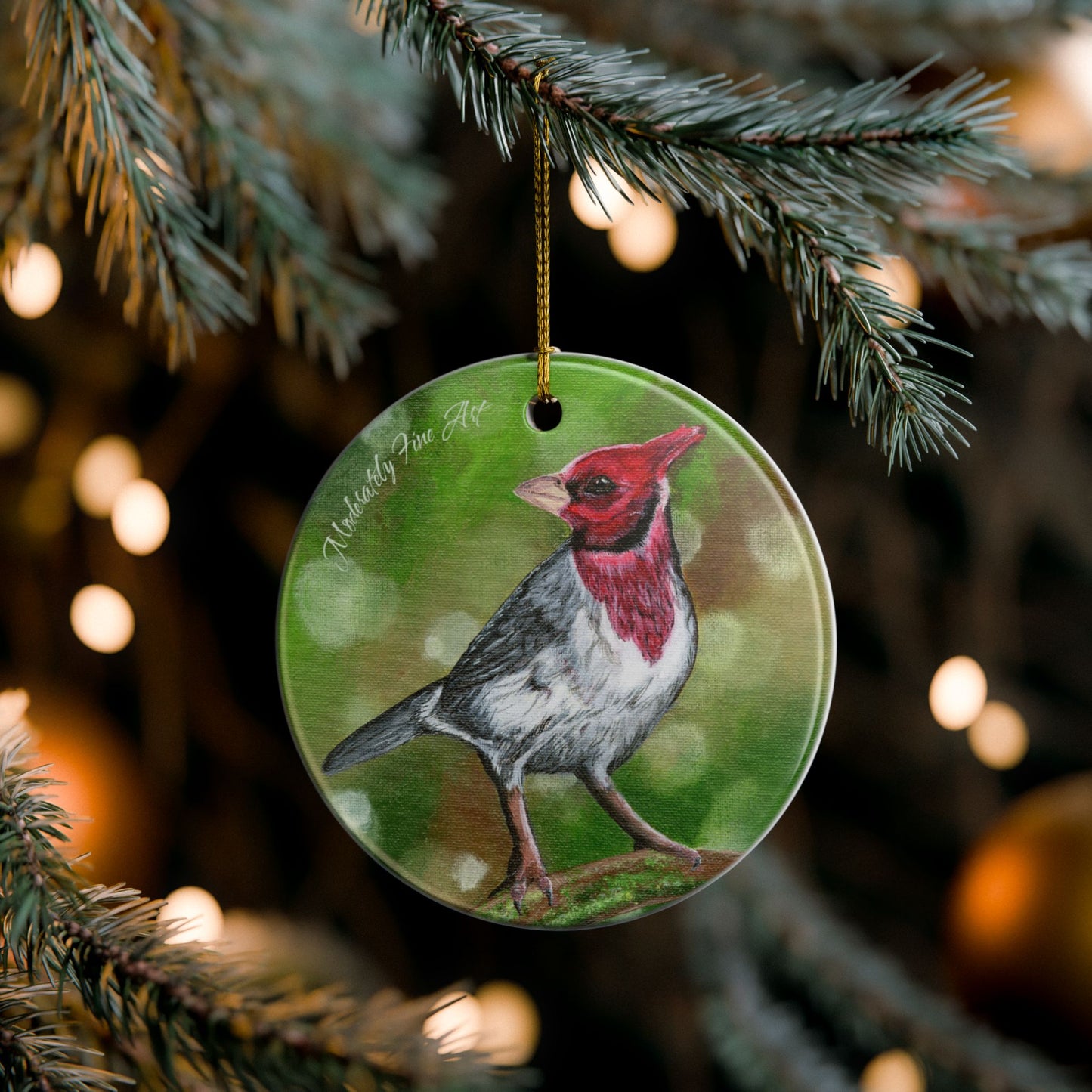 Lil Red – Holiday Ornament Featuring Art by Andy Carlson