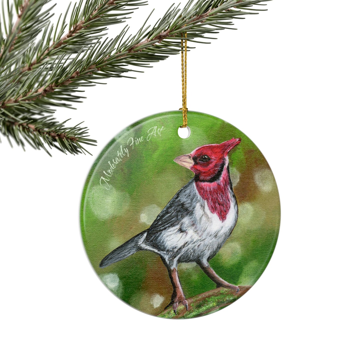 Lil Red – Holiday Ornament Featuring Art by Andy Carlson