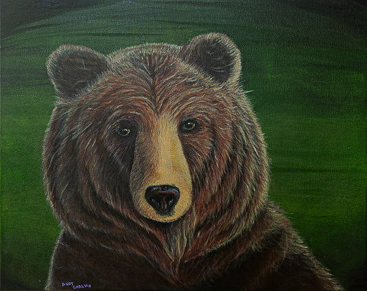 Bruce– 16x20 Original Acrylic Painting by Andy Carlson