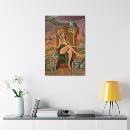 The Seer – 24x36 Original Acrylic Painting on Canvas by Andy Carlson