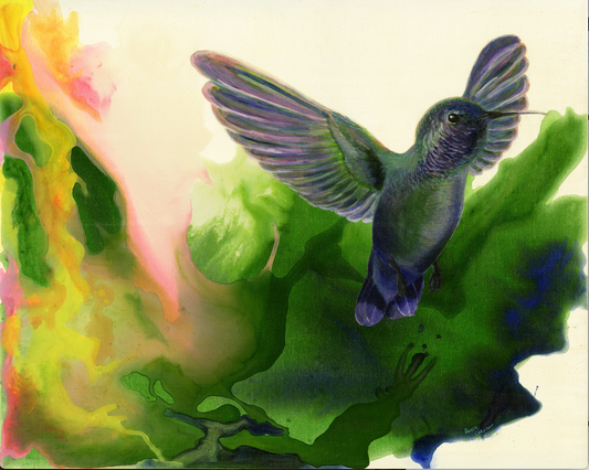 Flutter – 24x30 Original Acrylic Painting on Canvas by Andy Carlson