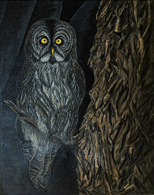 Trusty Friend– 18x24 Original Acrylic Painting by Andy Carlson