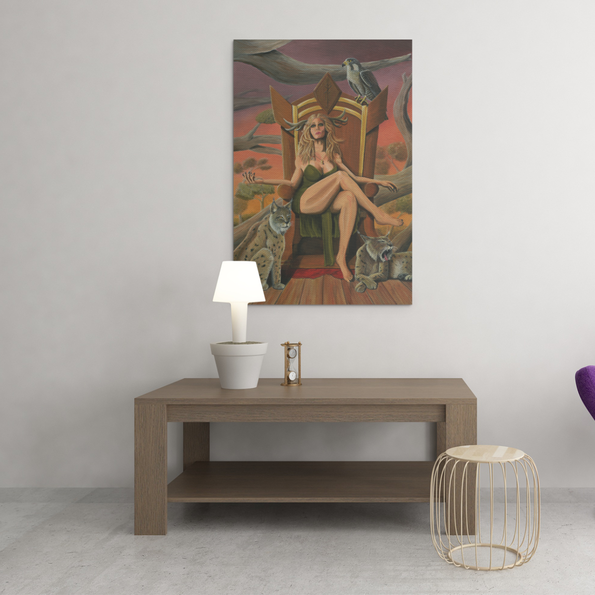 The Seer – 24x36 Original Acrylic on Canvas