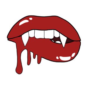 Vampire Lips Sticker