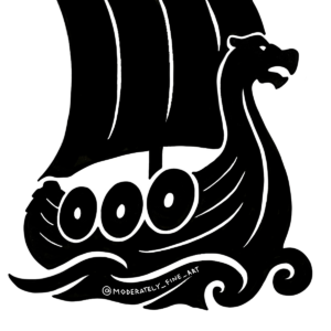 Longboat Sticker