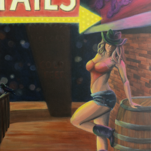 Atomic Cowgirl- 18 x 24 acrylic on Canvas
