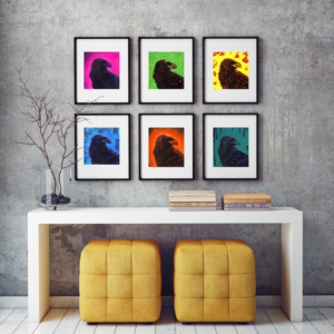 Murder Series – Original Crow Painting