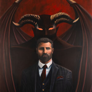 Handsome Gentleman 36 x 48 Original Acrylic on Canvas