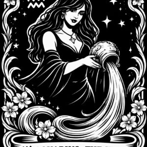 Aquarius Tarot Sticker