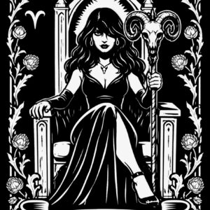 Aries Tarot Sticker