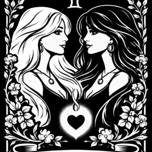 Gemini Tarot Sticker