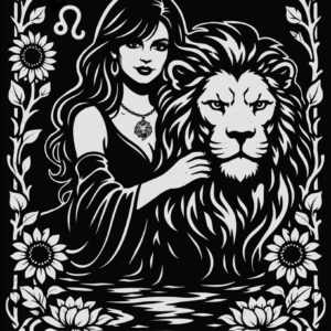 Leo Tarot Sticker