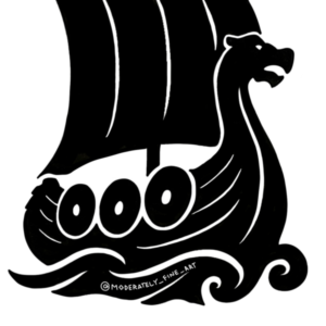 Longboat Sticker