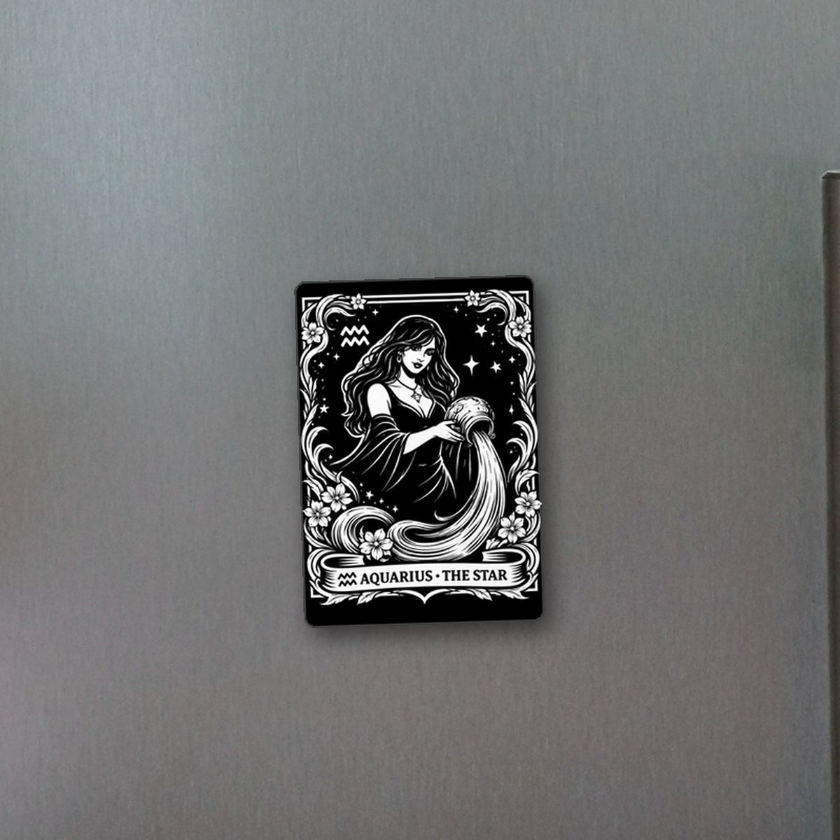 Aquarius Tarot Magnet mockup