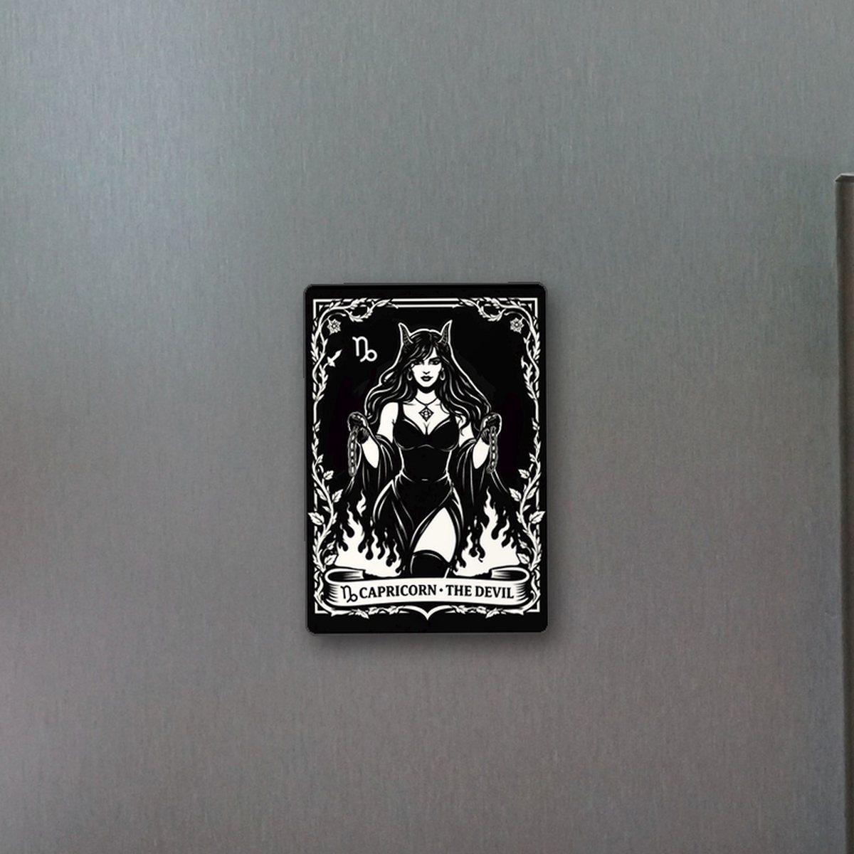Capricorn Tarot Magnet mockup