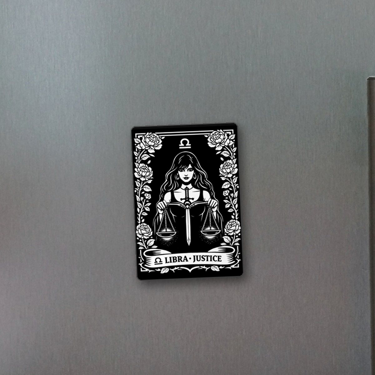 Libra Tarot Magnet mockup