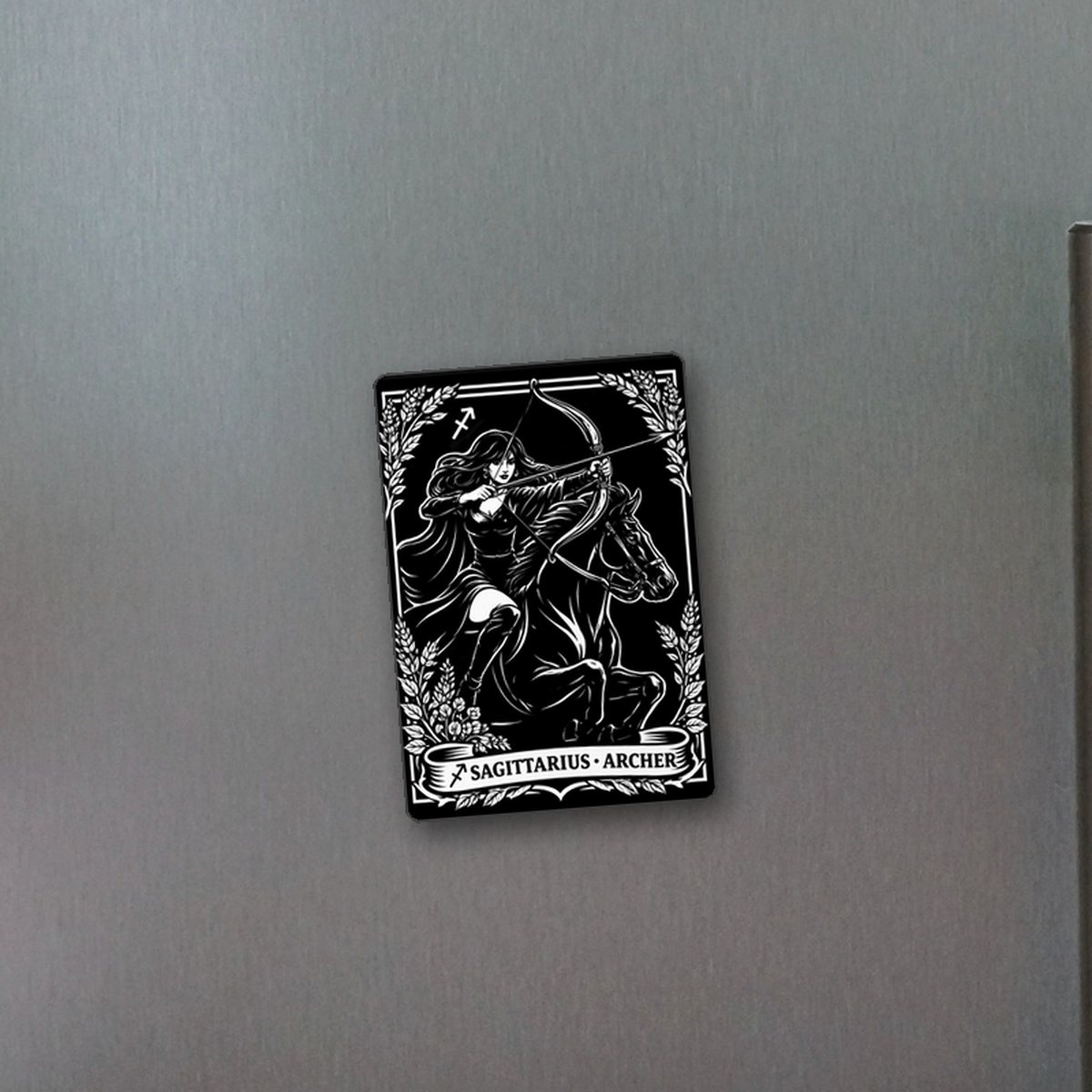 Sagittarius Tarot Magnet mockup