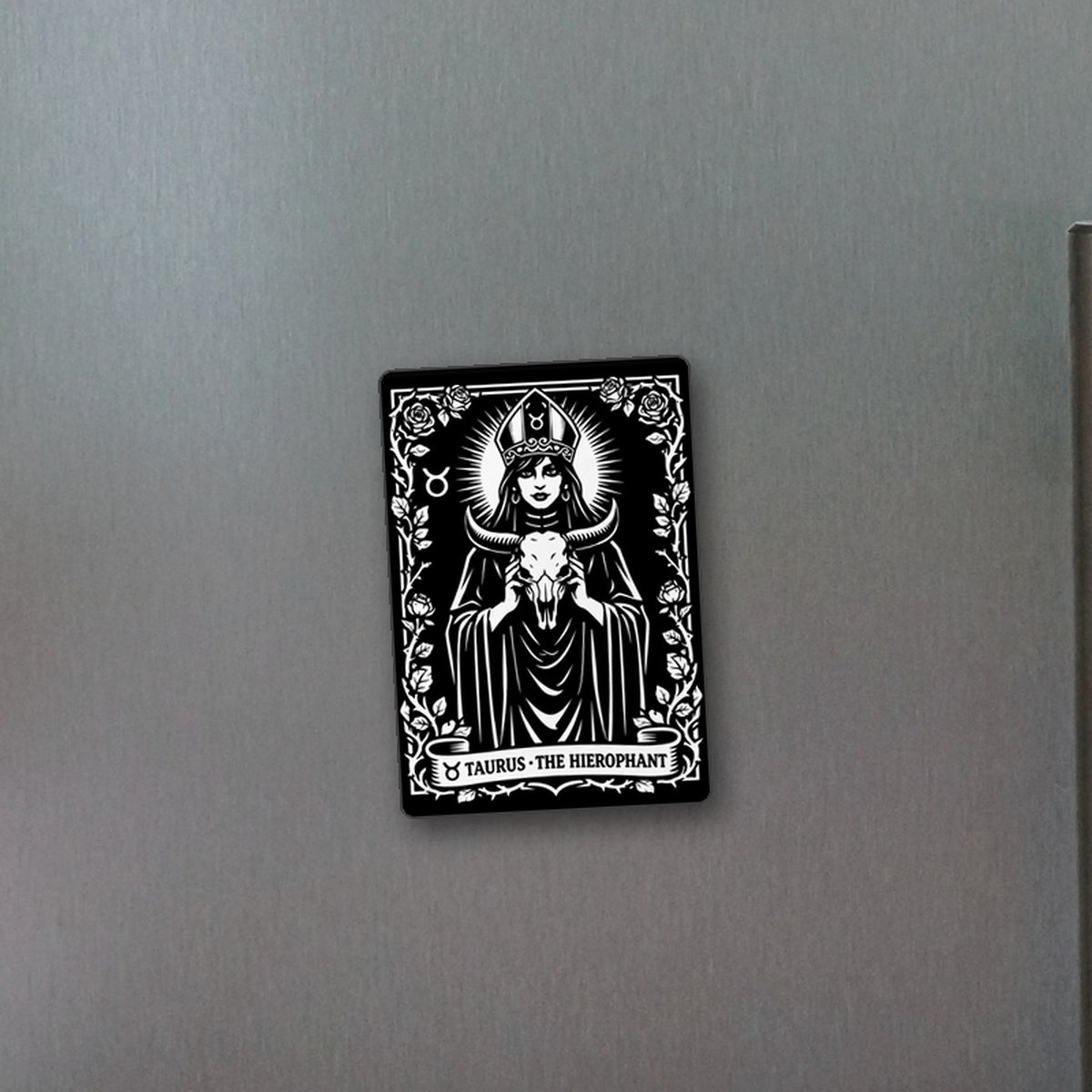 Taurus Tarot Magnet mockup