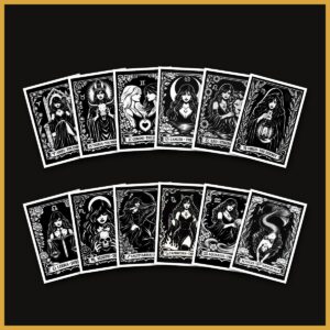 Zodiac Sticker Pack — all 12 tarot zodiac stickers by Moderately Fine Art