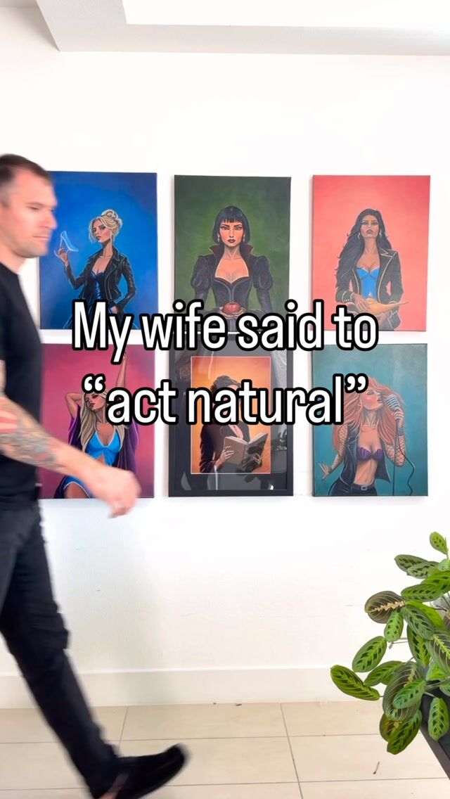 My wife said act natural. This is me acting natural.

All Grown Up is six paintings asking one question: if they got to choose, who would they grow up to be? One reads the good ones twice. One finally found her voice. One is done waiting to be woken up.

The prints are 13×19, signed and numbered by me, and there are only 50 of each. When they’re gone, they’re gone. Know someone who loves alternative or fairy tale art? This one’s a gift that’ll actually get hung on the wall.
Shop the series at the link in my bio.

#ModeratelyFineArt #allgrownup #limitededitionprints #altgirl #giftforher
